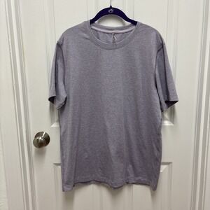Lululemon T-Shirt Mens XL Purple Heather Short Sleeve Training‎ Casual Tee